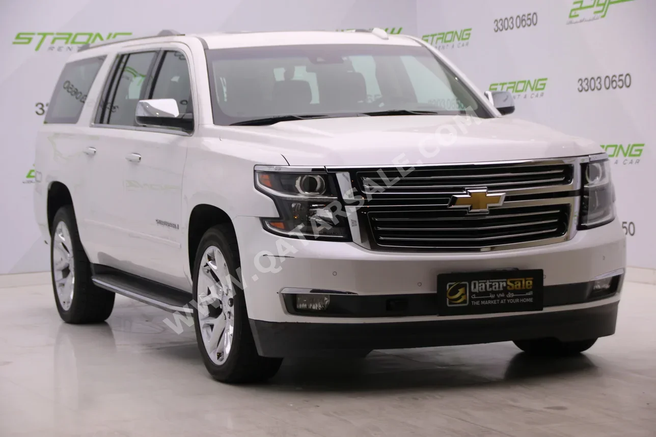 Chevrolet  Suburban  Premier  2018  Automatic  82,000 Km  8 Cylinder  Four Wheel Drive (4WD)  SUV  White  With Warranty