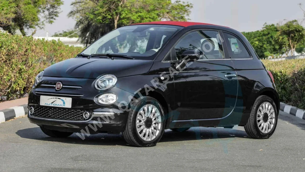 Fiat  500  2024  Automatic  0 Km  4 Cylinder  Front Wheel Drive (FWD)  Convertible  Black  With Warranty