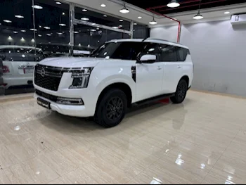 Nissan  Patrol  Titanium  2025  Automatic  400 Km  6 Cylinder  Four Wheel Drive (4WD)  SUV  White  With Warranty