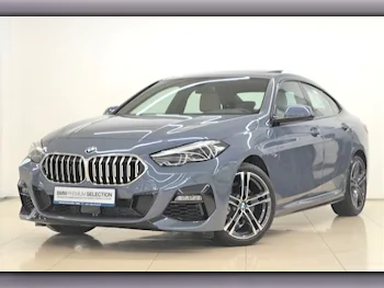 BMW  2-Series  218i  2024  Automatic  4,750 Km  3 Cylinder  Front Wheel Drive (FWD)  Sedan  Gray  With Warranty