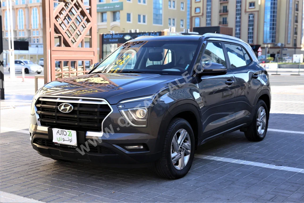 Hyundai  Creta  2021  Automatic  69,000 Km  4 Cylinder  Front Wheel Drive (FWD)  SUV  Gray  With Warranty