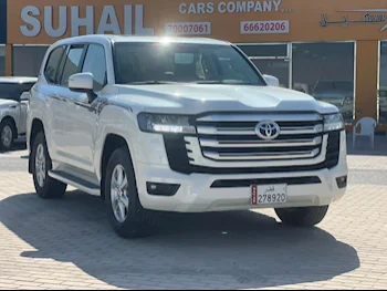 Toyota  Land Cruiser  GXR Twin Turbo  2022  Automatic  81,000 Km  6 Cylinder  Four Wheel Drive (4WD)  SUV  White  With Warranty