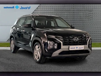 Hyundai  Creta  2025  Automatic  521 Km  4 Cylinder  Front Wheel Drive (FWD)  SUV  Black  With Warranty