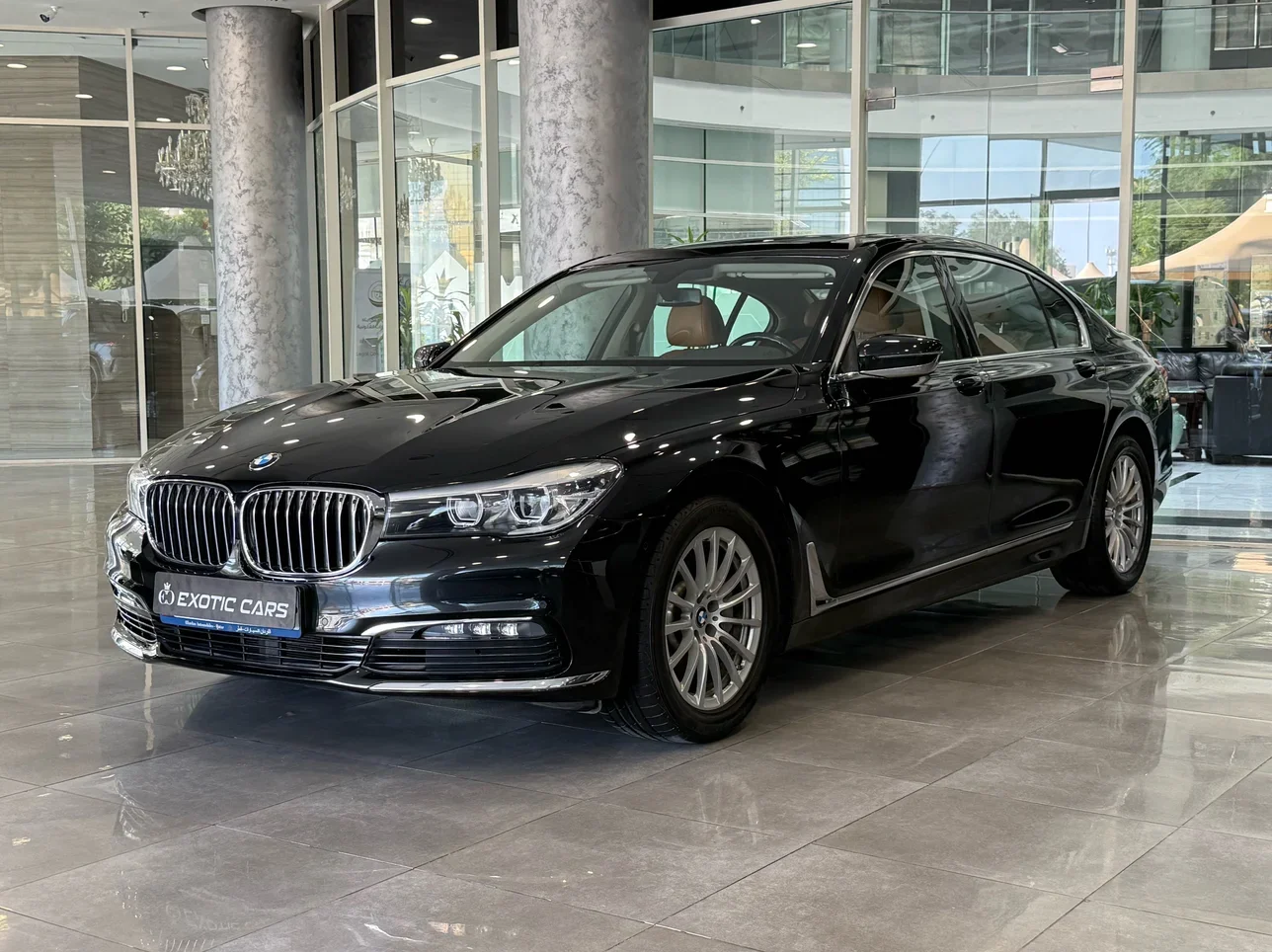 BMW  7-Series  730 Li  2018  Automatic  94,000 Km  6 Cylinder  Rear Wheel Drive (RWD)  Sedan  Black