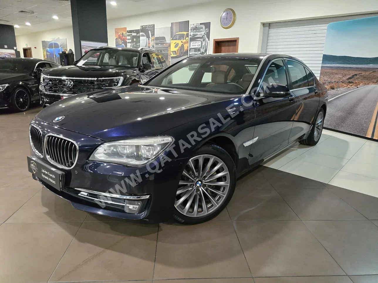 BMW  7-Series  730 Li  2014  Automatic  96,100 Km  6 Cylinder  Rear Wheel Drive (RWD)  Sedan  Dark Blue