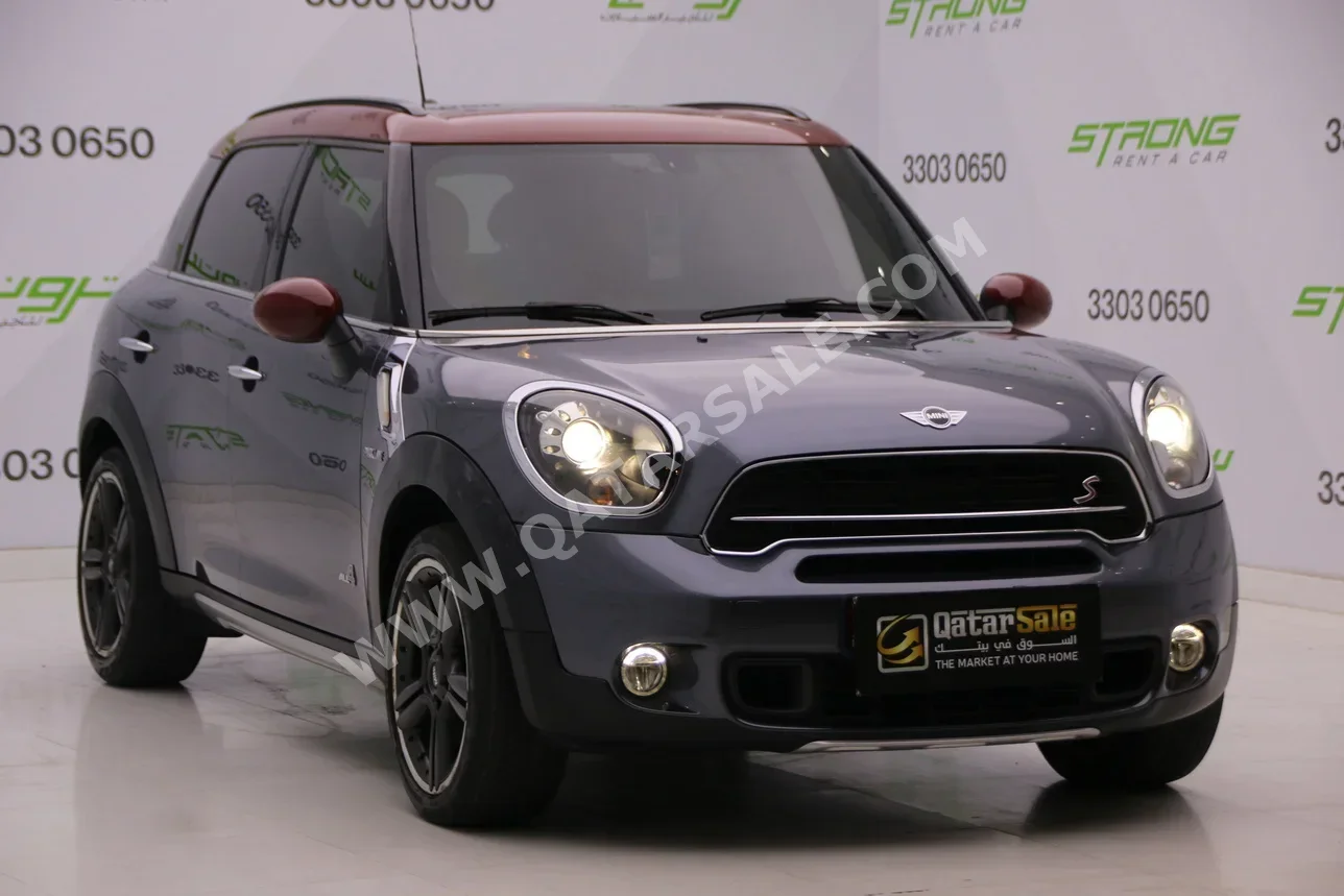 Mini  Cooper  S  2016  Automatic  63,000 Km  4 Cylinder  Front Wheel Drive (FWD)  Hatchback  Gray