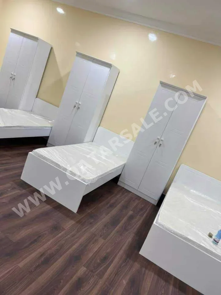 Beds - Single  - White  - Mattress Included