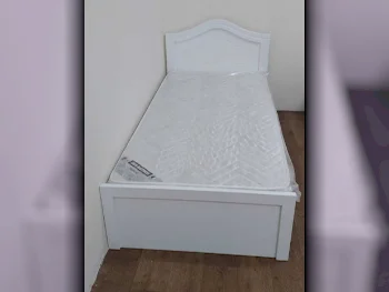 Beds - Single  - White  - Mattress Included