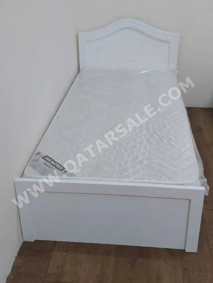 Beds - Single  - White  - Mattress Included