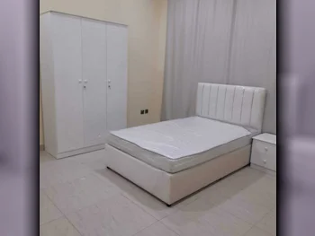 Beds - Single  - White  - Mattress Included  - With Bedside Table