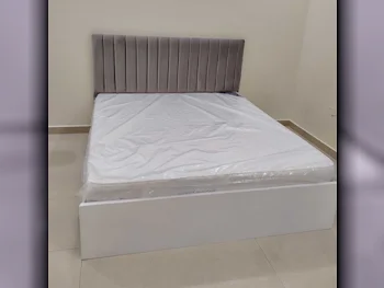 Beds - King  - Gray  - Mattress Included