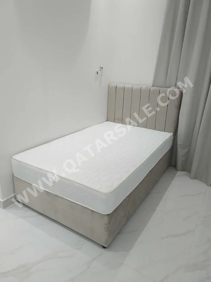 Beds - Single  - Brown  - Mattress Included