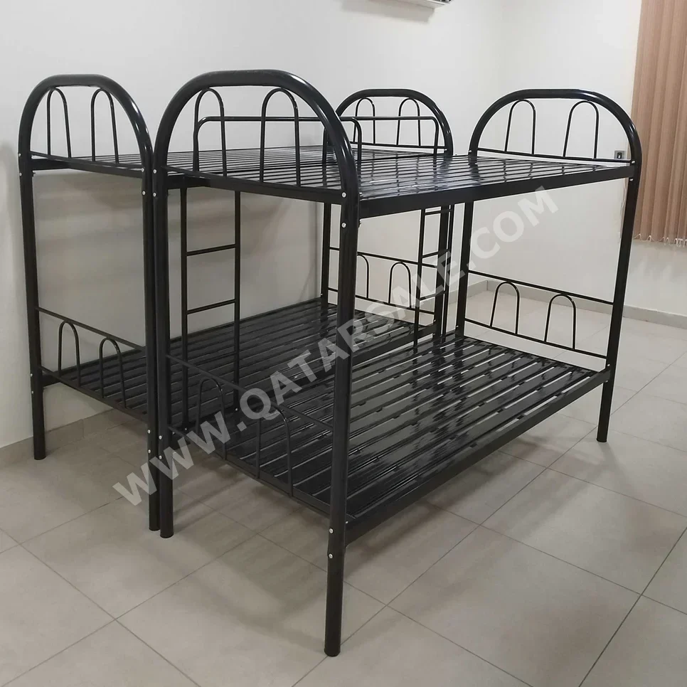 Beds - Double bunk  - Black  - Mattress Included