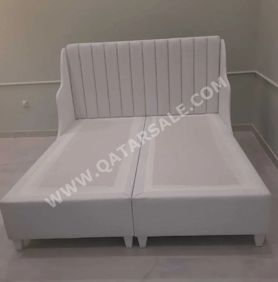 Beds - King  - White  - Mattress Included