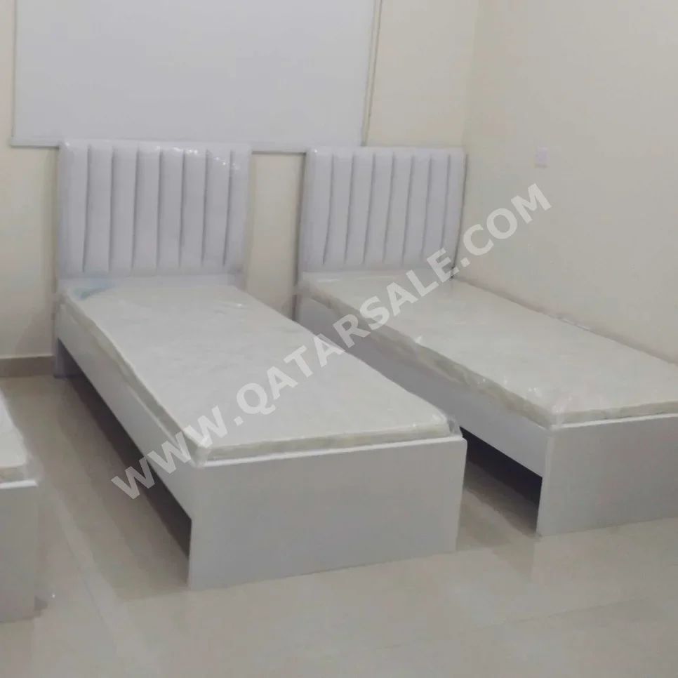 Beds - Single  - White  - Mattress Included