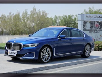 BMW  7-Series  730 Li  2021  Automatic  68,000 Km  4 Cylinder  Rear Wheel Drive (RWD)  Sedan  Blue  With Warranty