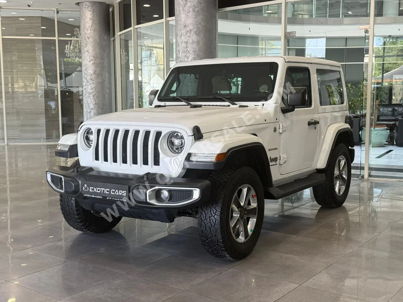 Jeep  Wrangler  Sahara  2019  Automatic  103,000 Km  6 Cylinder  Four Wheel Drive (4WD)  SUV  White