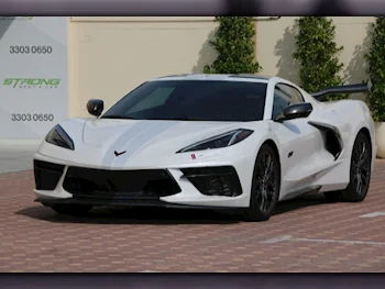 Chevrolet  Corvette  C8  2023  Automatic  15,500 Km  8 Cylinder  Rear Wheel Drive (RWD)  Coupe / Sport  White  With Warranty