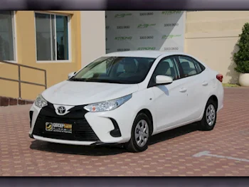 Toyota  Yaris  2022  Automatic  109,000 Km  4 Cylinder  Front Wheel Drive (FWD)  Sedan  White