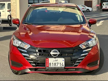 Nissan  Sunny  4 Cylinder  Sedan  Dark Red  2024