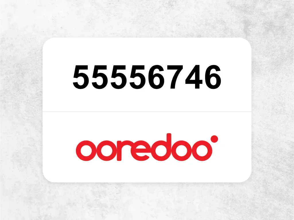 Ooredoo Mobile Phone  55556746