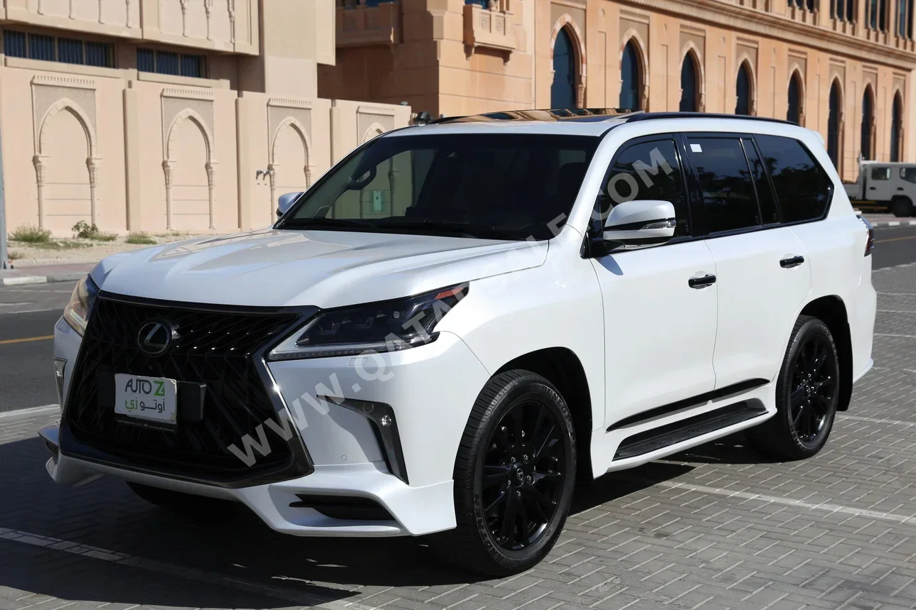 Lexus  LX  570 S Black Edition  2020  Automatic  70,000 Km  8 Cylinder  Four Wheel Drive (4WD)  SUV  White