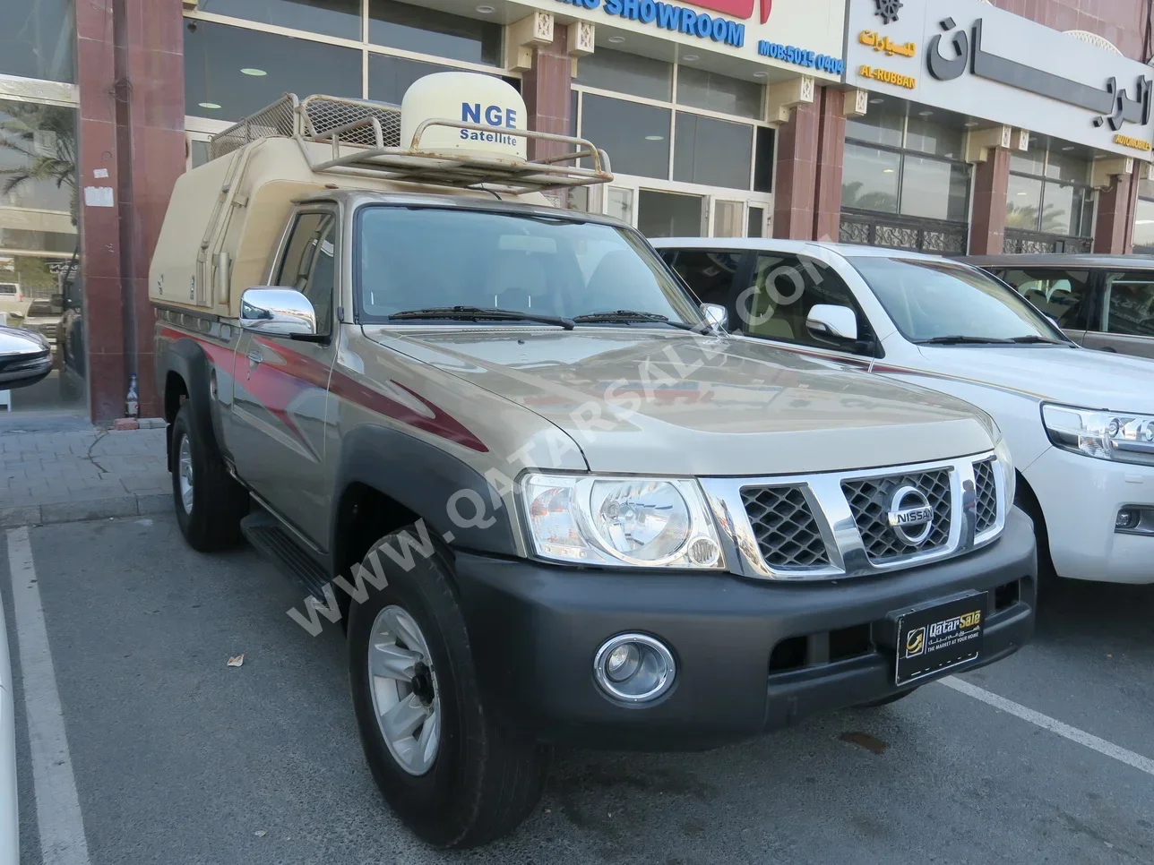 Nissan  Patrol  Pickup  2014  Manual  48,000 Km  6 Cylinder  Four Wheel Drive (4WD)  Pick Up  Gold