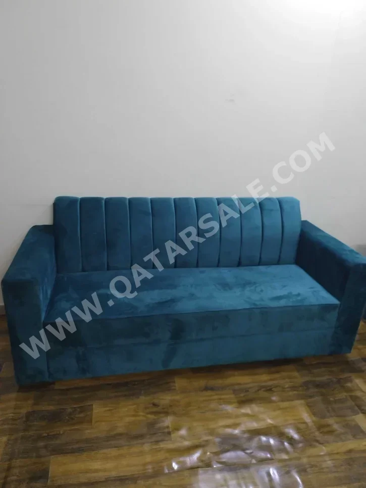 Sofas, Couches & Chairs Lifestyle  3-Seat Sofa  - Fabric  - Blue