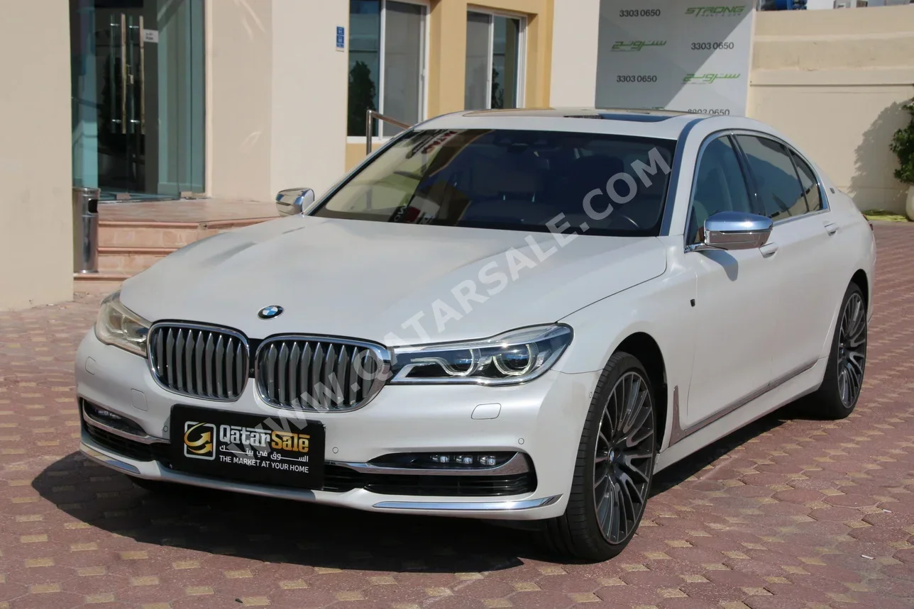 BMW  7-Series  750 Li  2016  Automatic  89,000 Km  8 Cylinder  Rear Wheel Drive (RWD)  Sedan  White