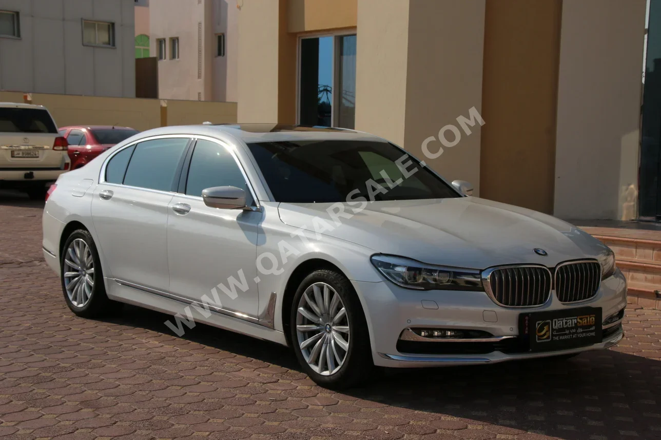 BMW  7-Series  730 Li  2019  Automatic  55,000 Km  4 Cylinder  Rear Wheel Drive (RWD)  Sedan  White