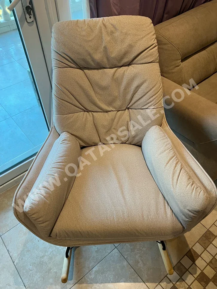 Sofas, Couches & Chairs Rocking Chair - Beige