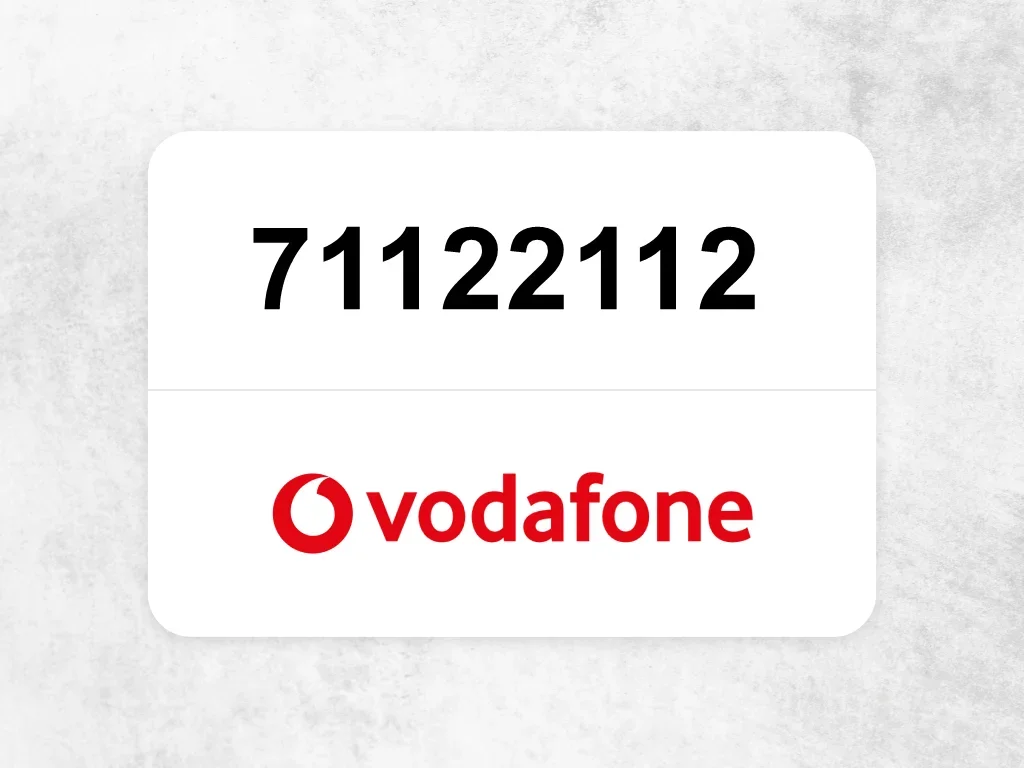 Vodafone Mobile Phone  71122112