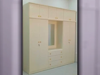 Wardrobes & Dressers - Doha Furniture  - Wardrobes  - Beige