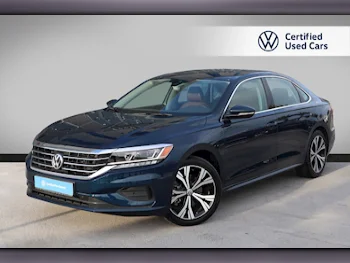 Volkswagen  Passat  SEL  2021  Automatic  92,000 Km  5 Cylinder  Front Wheel Drive (FWD)  Sedan  Blue