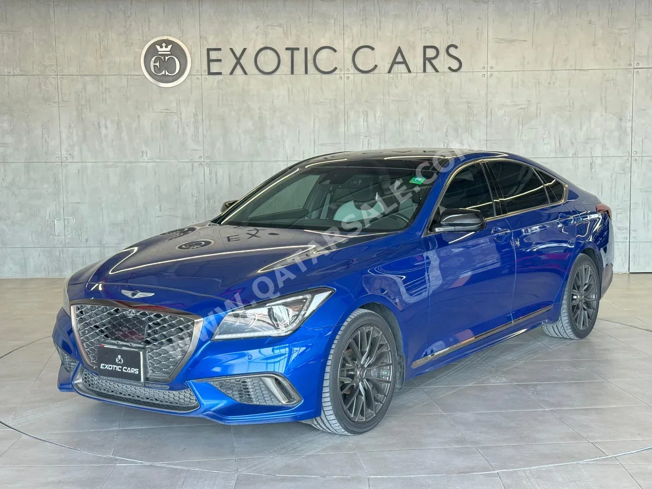 Genesis  G80  2018  Automatic  112,000 Km  6 Cylinder  Rear Wheel Drive (RWD)  Sedan  Blue