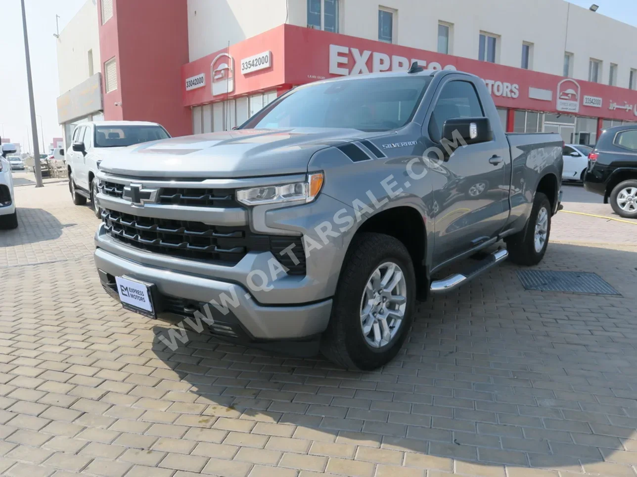 Chevrolet  Silverado  RST  2023  Automatic  24,000 Km  8 Cylinder  Four Wheel Drive (4WD)  Pick Up  Gray  With Warranty