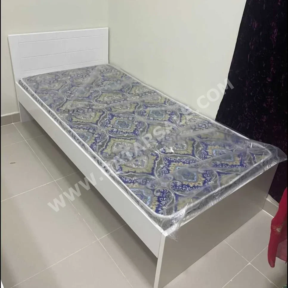 Beds - Single  - White  - Mattress Included