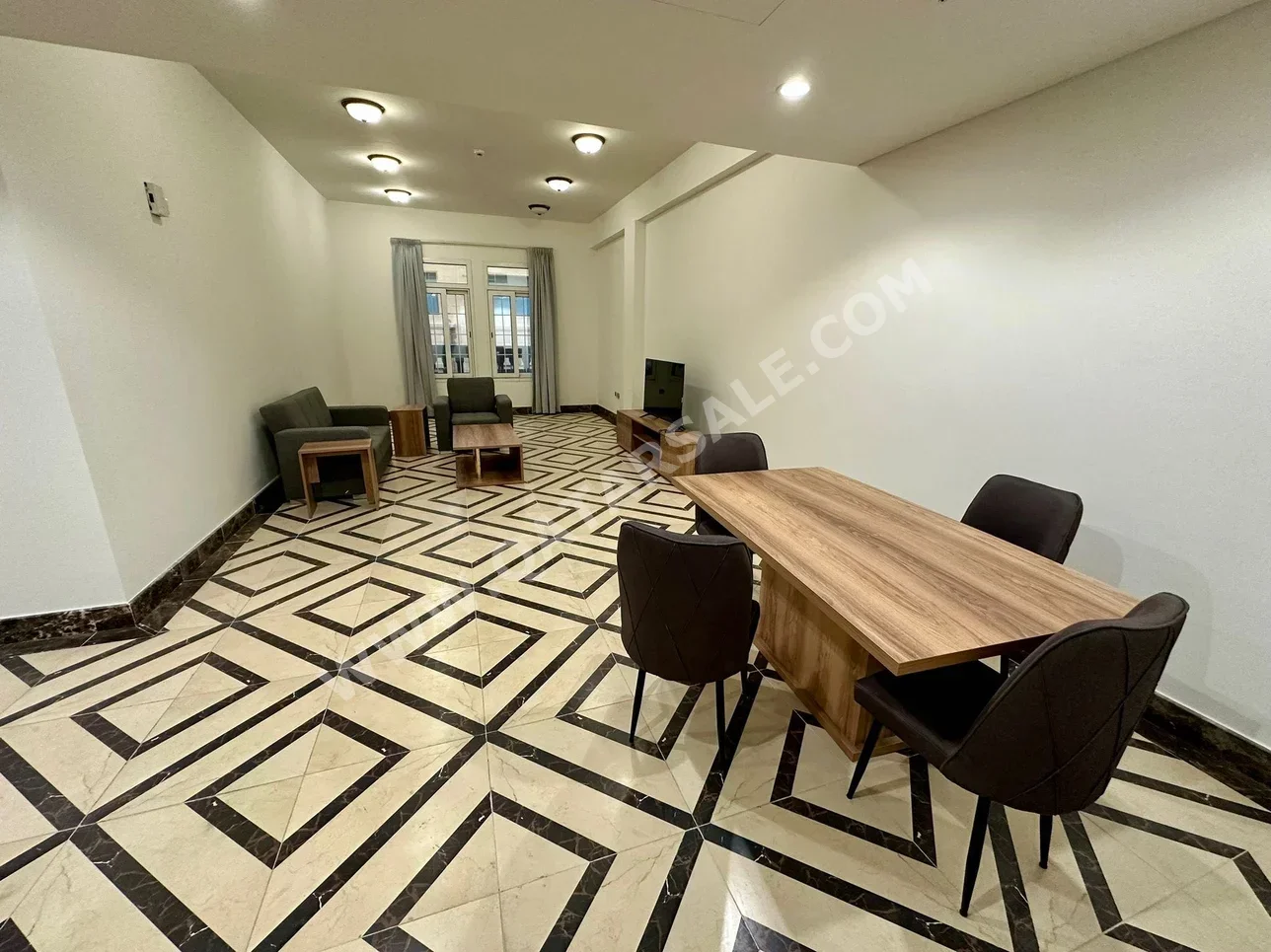 1 Bedrooms  Apartment  For Rent  in Lusail -  Fox Hills  Fully Furnished