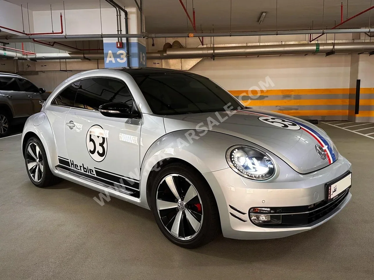 Volkswagen  Beetle  Turbo  2016  Automatic  80,000 Km  4 Cylinder  Front Wheel Drive (FWD)  Hatchback  Silver