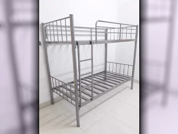 Beds - Crib  - Gray  - Mattress Included