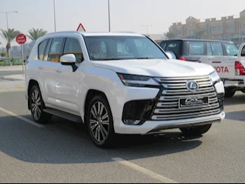 Lexus  LX  600 Luxury  2022  Automatic  74,000 Km  6 Cylinder  Four Wheel Drive (4WD)  SUV  White  With Warranty