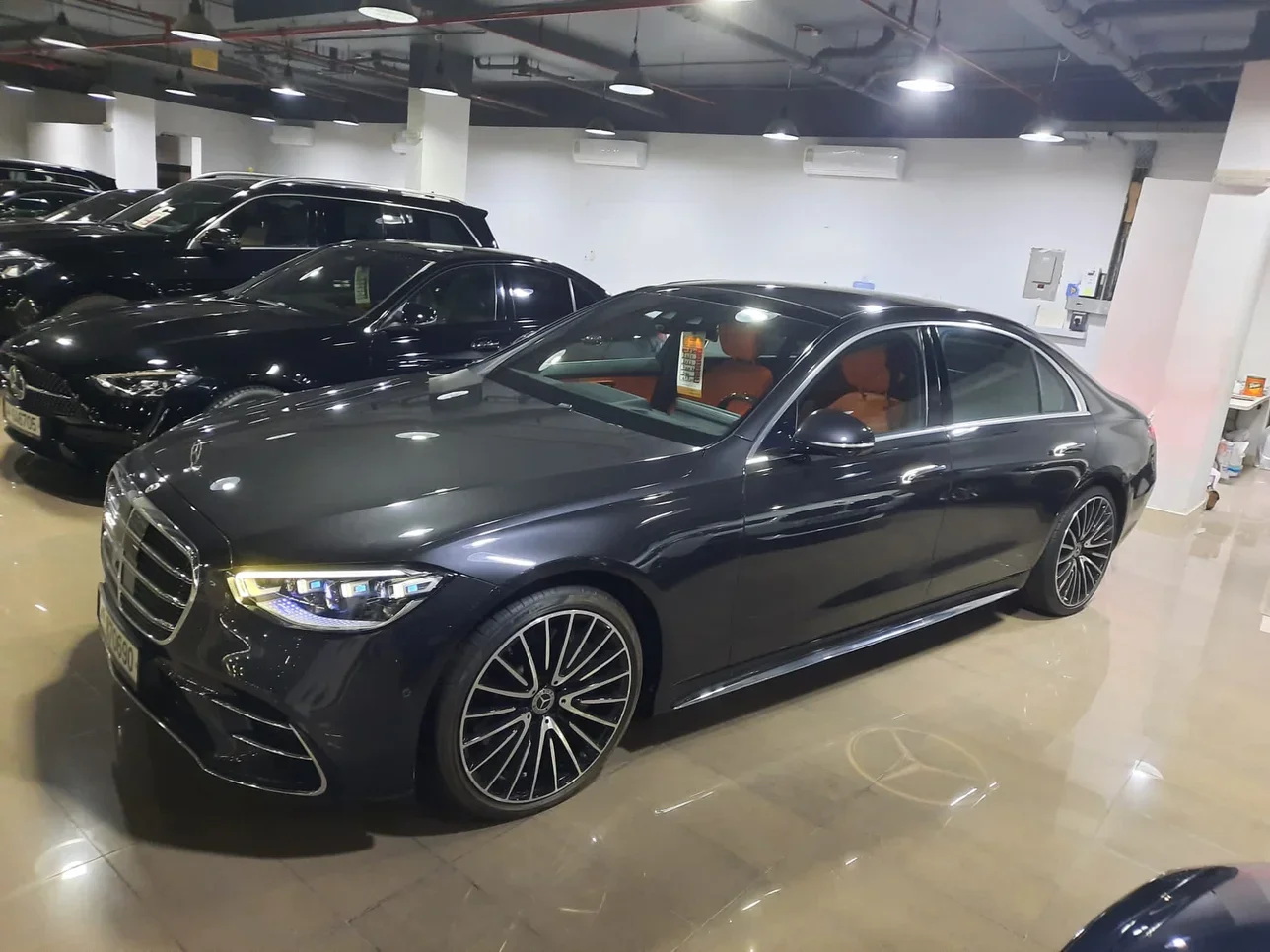 Mercedes-Benz  S-Class  450  2022  Automatic  7,000 Km  6 Cylinder  Rear Wheel Drive (RWD)  Sedan  Dark Gray