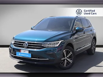 Volkswagen  Tiguan  1.4 TSI  2022  Automatic  20,000 Km  4 Cylinder  Front Wheel Drive (FWD)  SUV  Blue  With Warranty