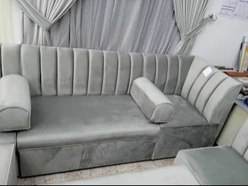 Sofas, Couches & Chairs Corner Sofas  - Velvet  - Gray