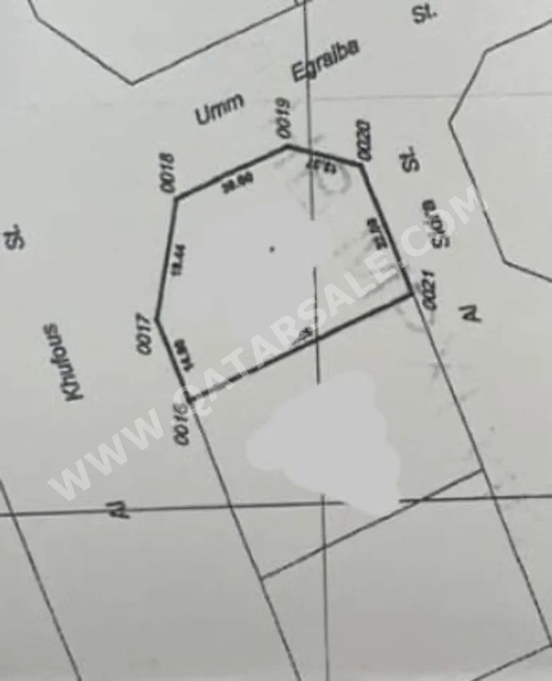 Lands For Sale in Al Rayyan  - Muraikh  -Area Size 1,078 Square Meter