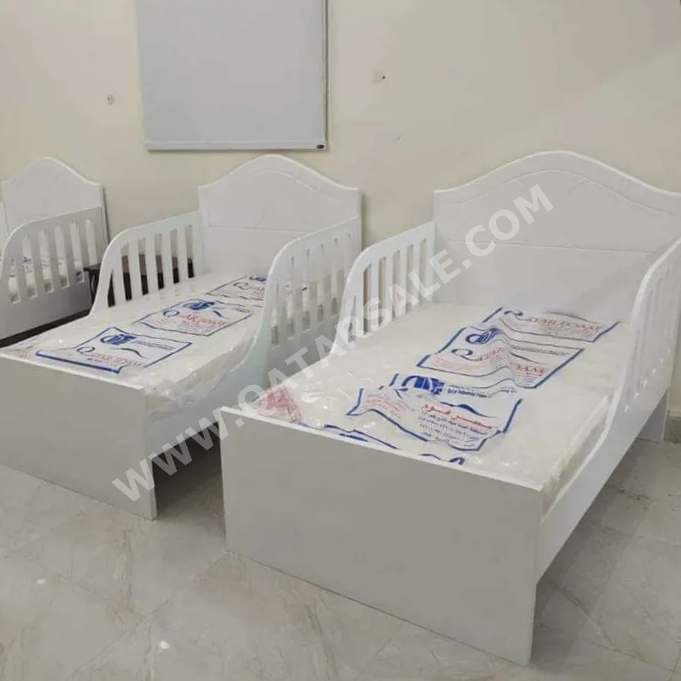 Beds - Single  - White  - Mattress Included