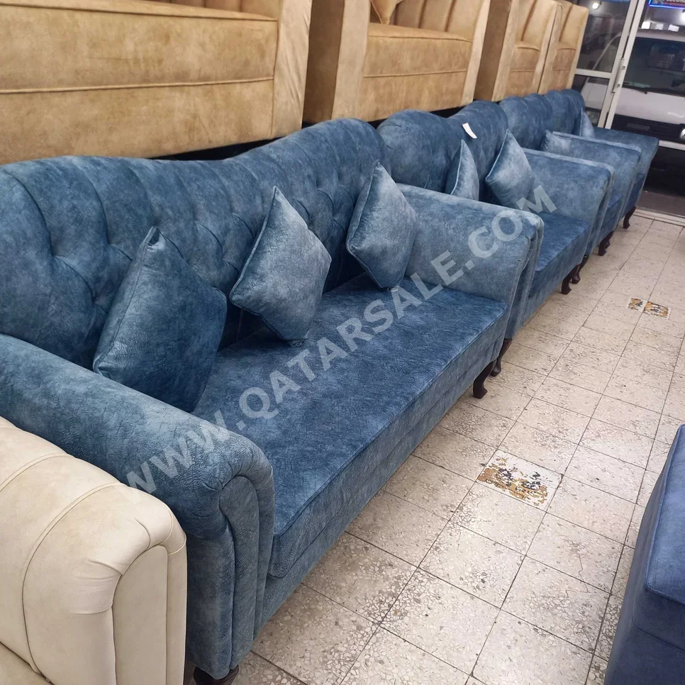 Sofas, Couches & Chairs 2-Seat Sofa  - Velvet  - Blue