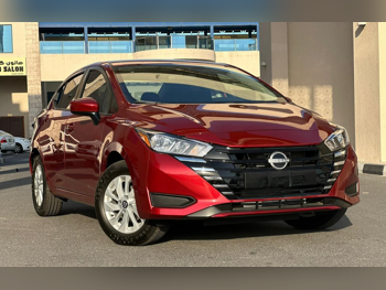 Nissan  Sunny  4 Cylinder  Sedan  Red  2024