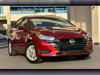 Nissan  Sunny  4 Cylinder  Sedan  Red  2024