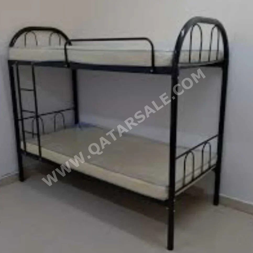 Beds - Double bunk  - Black  - Mattress Included